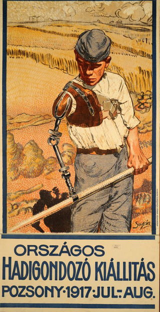 Illustration for article titled Rare World War I Propaganda Shows the Biomech Soldier of 100 Years Ago